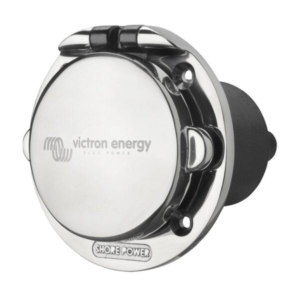 Victron Energy - Power Inlet stainless steel with cover 32A/250Vac (2p/3w) - SHP303202000