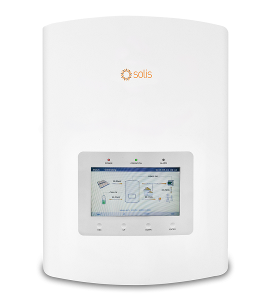 Solis 5G 3.6kW Hybrid Inverter with DC switch - S5-EH1P3.6K-L