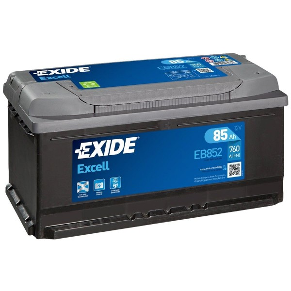 Exide Excell EB852 85Ah 760A Type 019 12V Car Battery