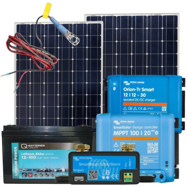 Victron Energy 350W Solar Kit with Lithium battery