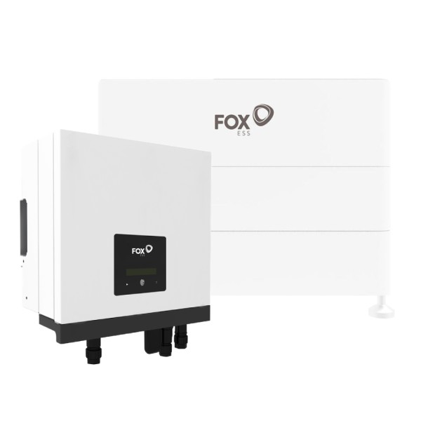 Fox ESS 5.0kW AC Charger Inverter with ECS2900 Battery stack of 3 (8.64kWh)