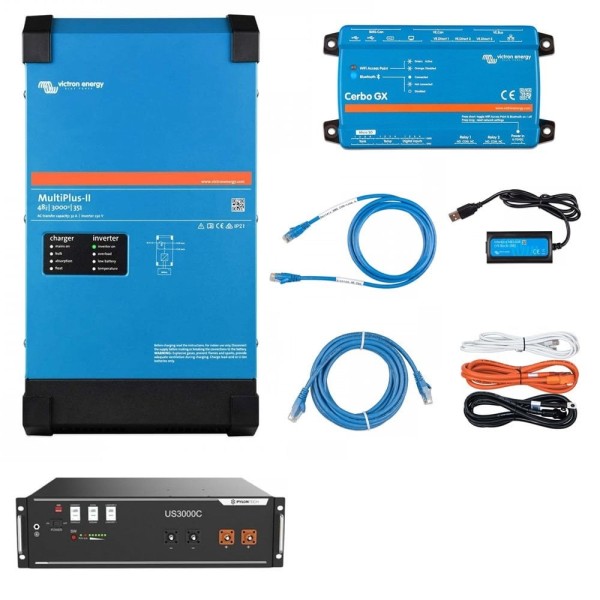 Victron Energy 2.4kW + 3.5kWh Li-ion battery UPS System Kit