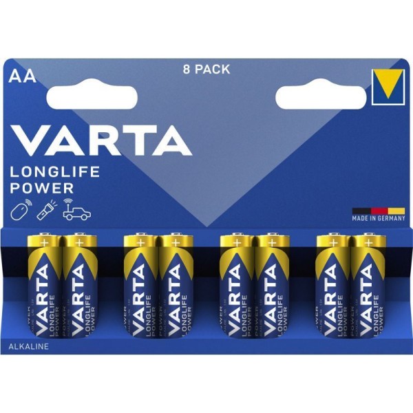 Varta High Energy Alkaline battery AA 4906 LR06 (pack of 8)