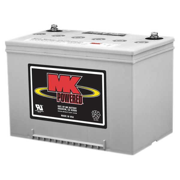 MK Battery 12V 60Ah lead gel battery / cycle proof MK60-12 M34