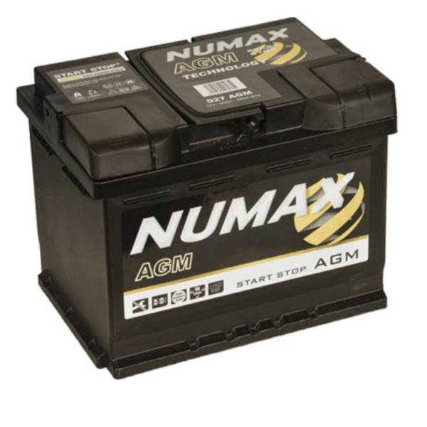 Numax AGM027 Starter Battery 12V 60Ah 680CCA