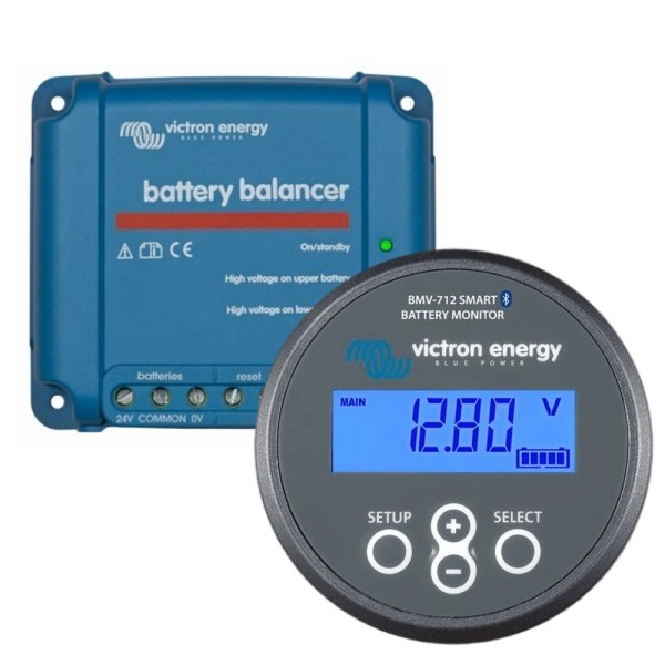Victron Battery Monitor BMV-712 with 24V Battery Balancer Bundle