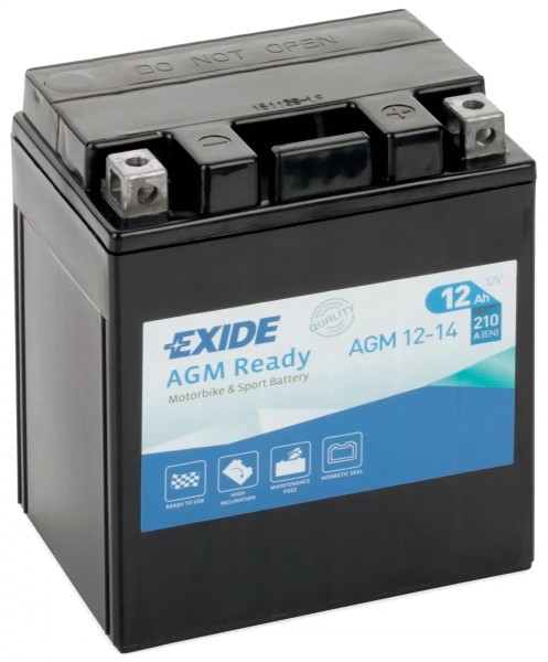 Exide AGM12-14 Motorcycle Battery