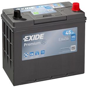 Exide Premium EA456 45Ah 390A Type 048 12V Car Battery With Carbon Boost 2.0 Technology
