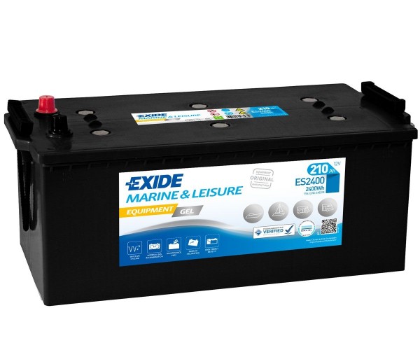 Exide ES2400 12V 210Ah Gel Leisure battery - G210