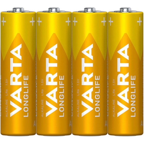 Varta Longlife Mignon AA Battery 4106 (4pcs foil)