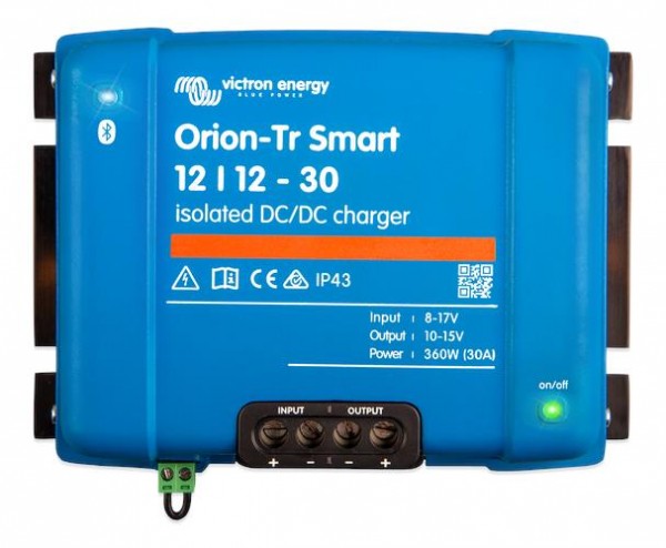 Victron Energy Orion-Tr Smart 12/12-30A (360W) Isolated DC-DC charger 
