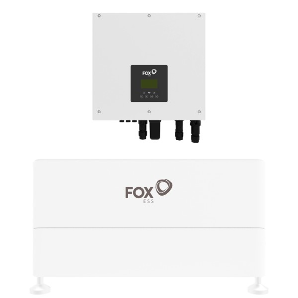 Fox ESS 3.7kW Hybrid Inverter with ECS4800 Battery stack of 2 (9.32kWh)