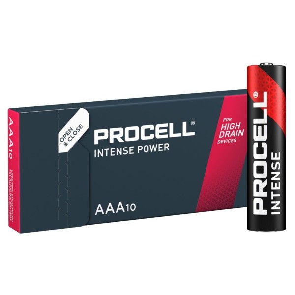 Duracell Procell Intense Alkaline battery LR3 Micro AAA MN 2400 1,5V box of 10