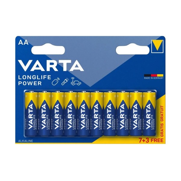 Varta Longlife Power Alkaline battery AA 4906 LR06 (pack of 10)