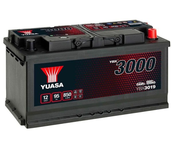 Yuasa YBX3019 95Ah 850A/EN 12V Car Battery Type 019