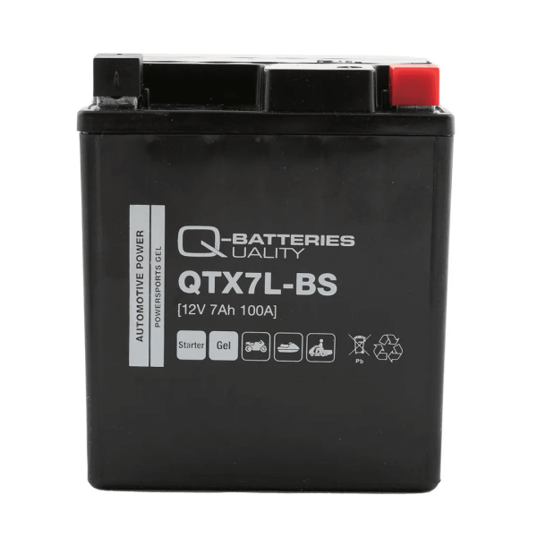 Q-Batteries QTX7L-BS Gel 12V 7Ah 100A 50614 Motorcycle Battery