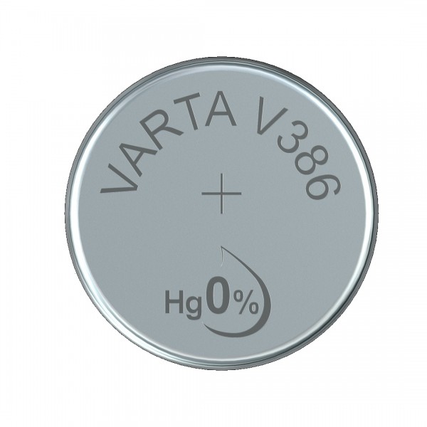 Varta Watch V386 SR43 1.55 V Watch battery high drain 115mAh (1 blister)