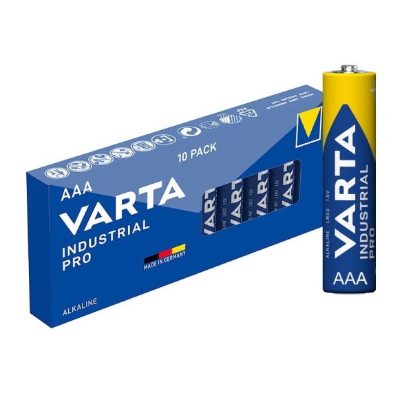 Varta Industrial Pro Micro AAA Battery 4003 10 pcs. (tray)