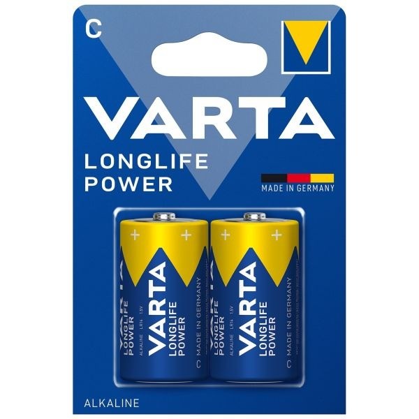 Varta Longlife Power Alkaline battery C 4914 LR14, pack of 2