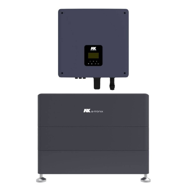 a-TroniX AX 3.0kW Single Phase Hybrid Inverter and 8.64kWh Solar Storage Kit