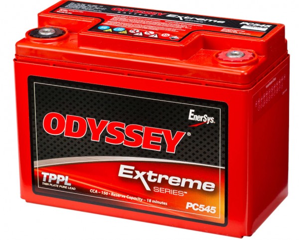Odyssey ODS-AGM15L (PC545) 12V 13Ah 150A AGM Motorcycle Battery - ER20
