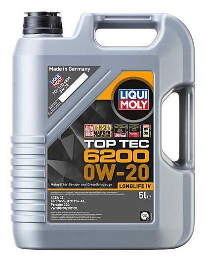 Liqui Moly Top Tec 6200 0W20 Engine Oil 5L