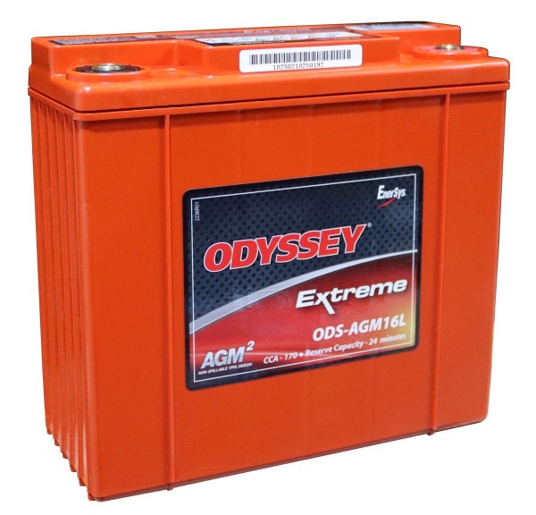 Odyssey ODS-AGM16L (PC680) 12V 16Ah 170A AGM Motorcycle Battery - ER25