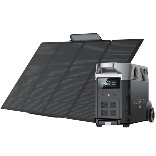 Ecoflow Delta Pro Portable Power Station + 1 x 400W Solar Panel