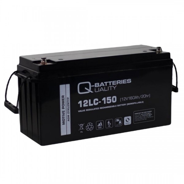 Q-Batteries 12LC-150 AGM Battery