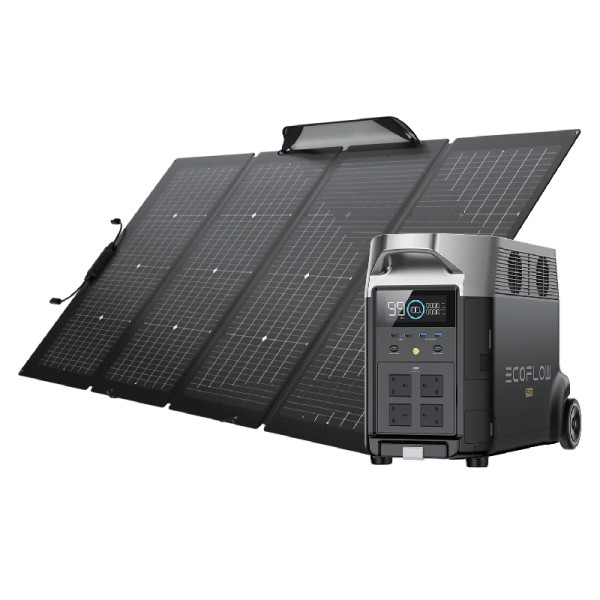EcoFlow DELTA Pro Portable Power Station 220-240V 3600Wh + solar panel 220W