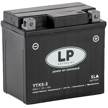 LP YTX5-3 12V 4Ah Motorcycle Battery