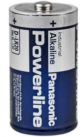 Panasonic Industrial Powerline LR20 Mono D Alkaline Battery