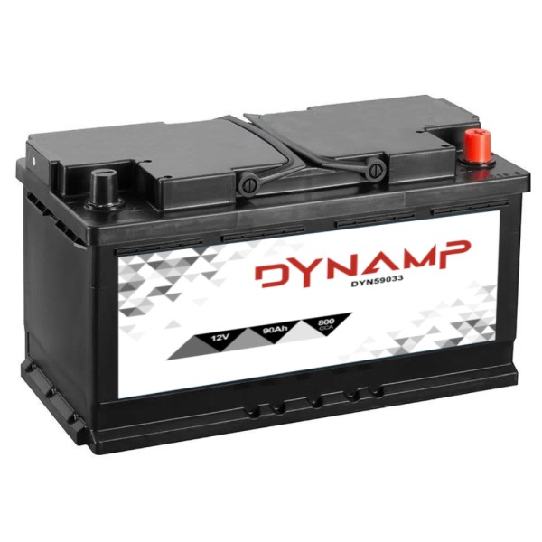Dynamp 59033 90Ah 800CCA 12V Car Battery Type 019