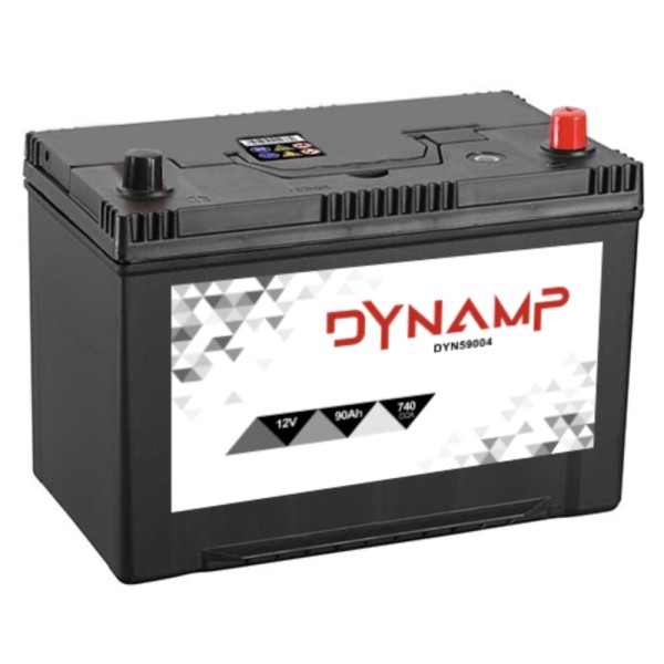 Dynamp 59004 90Ah 740CCA 12V Car Battery Type 249