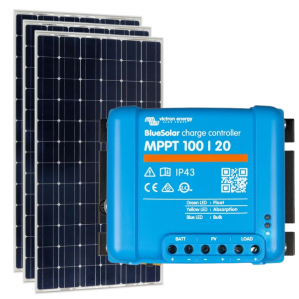 12V 345W Solar Panel Kit for Motorhome, Campervan, RV, Boat KIT32