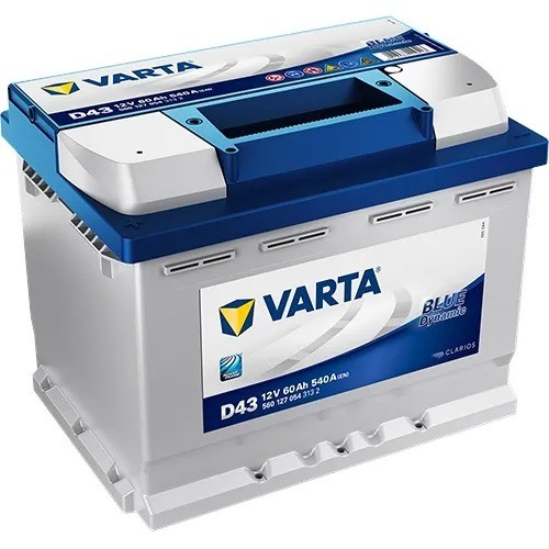 Varta Blue Dynamic D43 60Ah 540A Type 077 12V Car Battery